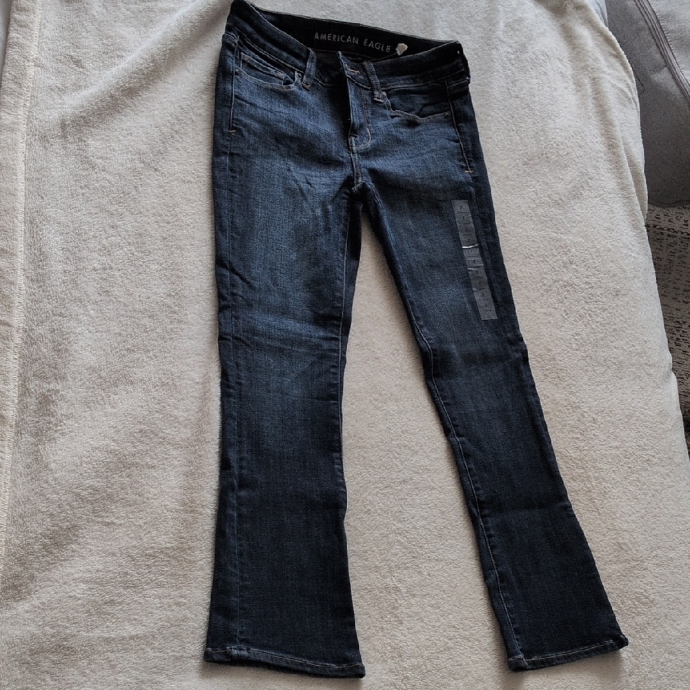 American Eagle Outfitters Women's Dark Indigo Boot Cut Jeans